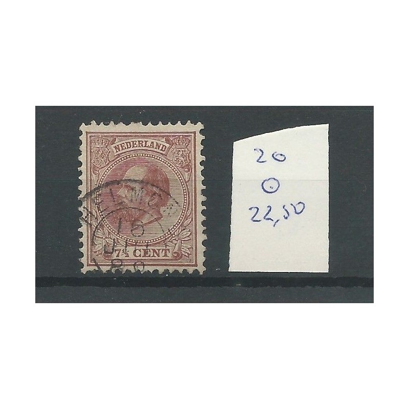 Nederland 20 met "HELMOND" kleinrond VFU/gebr CV 22,50 € Nederland 20 met "HELMOND" kleinrond VFU/gebr CV 22,50 €