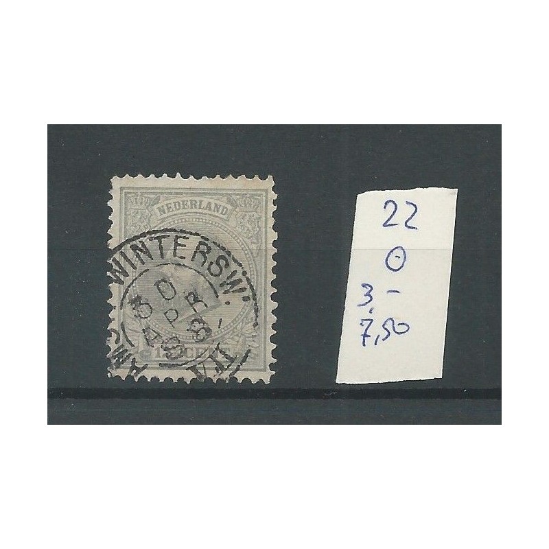 Nederland 22 met "AMST:-WINTESW" kleinrond VFU/gebr CV 10 € Nederland 22 met "AMST:-WINTESW" kleinrond VFU/gebr CV 10 €
