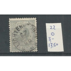 Nederland  22 met "LICHTENVOORDE" kleinrond VFU/gebr  CV 20 €