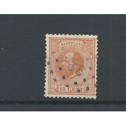 Nederland  23 met puntstempel 68 VFU/gebr  CV 10 €