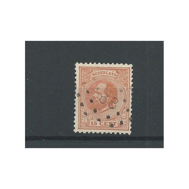 Nederland 23 met puntstempel 68 VFU/gebr CV 10 € Nederland 23 met puntstempel 68 VFU/gebr CV 10 €