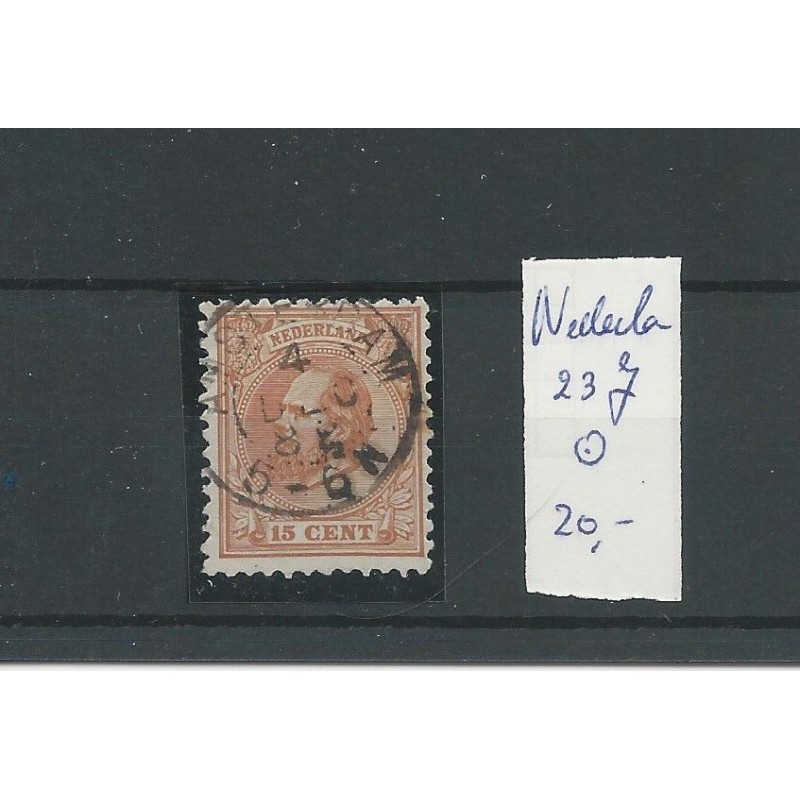 Nederland 23J  11,5x12 gr.gt.  VFU/gebr   CV 20€