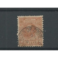 Nederland  23 "BERGEN OP ZOOM" kleinrond  VFU/gebr  CV 10+ €