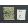 Nederland  24 met puntstempel 58   VFU/gebr  CV 15 €