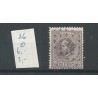 Nederland  26 met puntstempel 59 VFU/gebr  CV 10 €