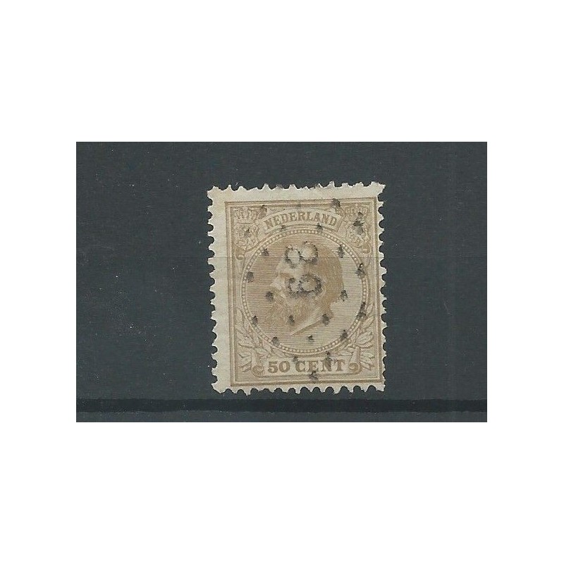 Nederland 27H met puntstempel 68 VFU/gebr CV 15 € Nederland 27H met puntstempel 68 VFU/gebr CV 15 €