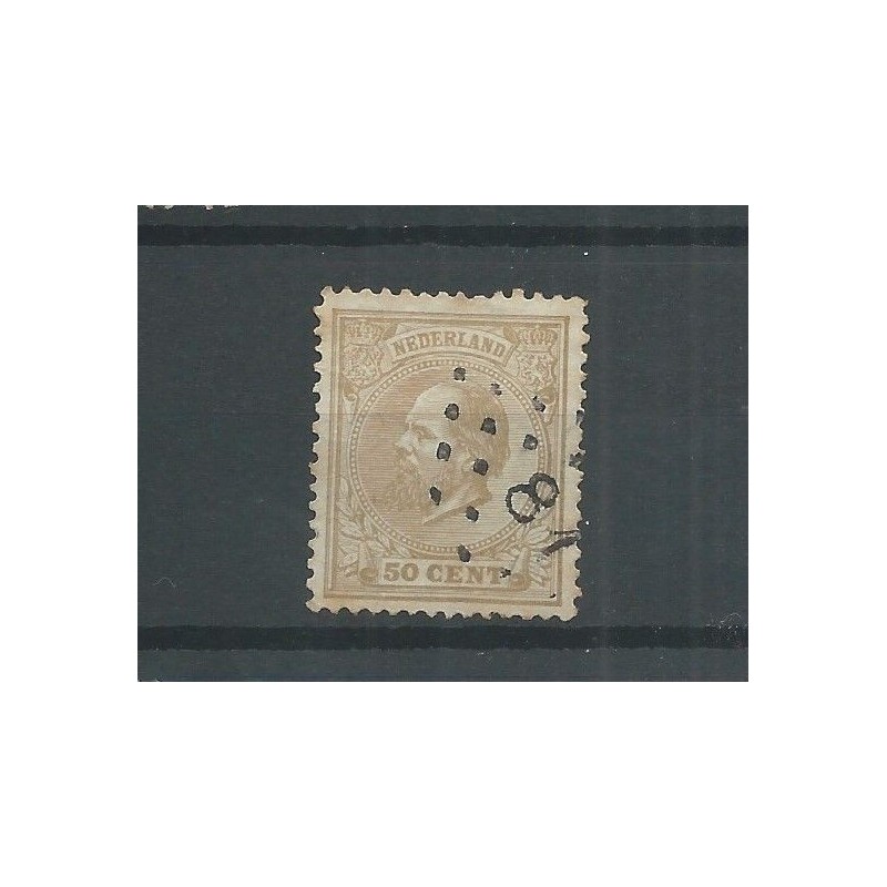 Nederland 27G met puntstempel 81 VFU/gebr CV 44 € Nederland 27G met puntstempel 81 VFU/gebr CV 44 €