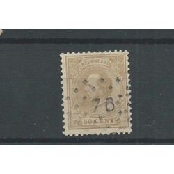 Nederland  27H met puntstempel 76 VFU/gebr  CV 15 €