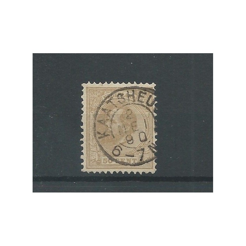 Nederland 27H "KAATSHEUVEL 1890" VFU/gebr CV 20+ € Nederland 27H "KAATSHEUVEL 1890" VFU/gebr CV 20+ €