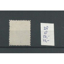 Nederland  28  met puntstempel 67  VFU/gebr  CV 75 €