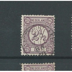 Nederland 33  "MAASTRICHT-AKEN-III 1895" kleinrond  VFU/gebr  CV 28 €