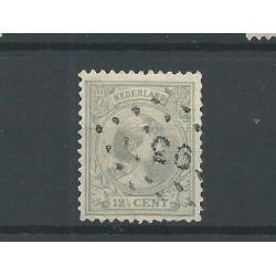 Nederland  38 met puntstempel 93 VFU/gebr  CV 100 €