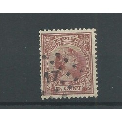 Nederland  36 met puntstempel 17 VFU/gebr  CV 225 €
