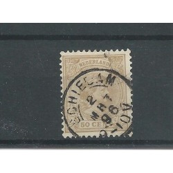 Nederland  43 "SCHIEDAM" kleinrond VFU/gebr  CV 26 €