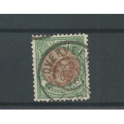 Nederland  45B "OVERVEEN" grootrond  VFU/gebr  CV 20 €