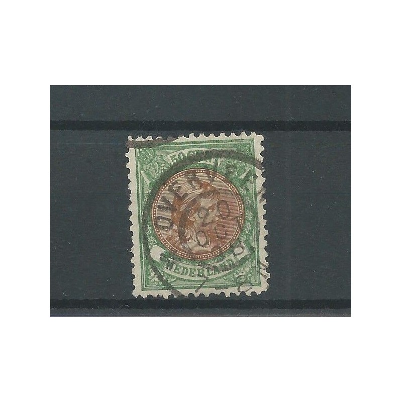 Nederland 45B "OVERVEEN" grootrond VFU/gebr CV 20 € Nederland 45B "OVERVEEN" grootrond VFU/gebr CV 20 €