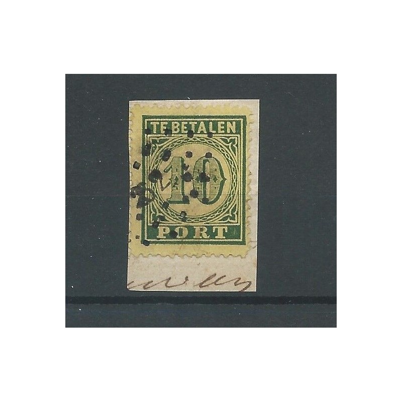 Ned. Indie P2 Port op briefstukje puntstempel 62 VFU/gebr CV 190 € Ned. Indie P2 Port op briefstukje puntstempel 62 VFU/gebr CV 190 €
