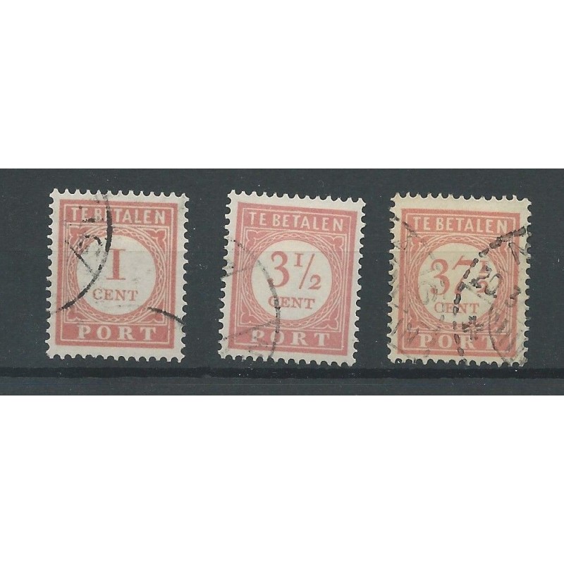 Ned. Indie P23, P25, P34 Port 1913 VFU/gebr CV 95 € Ned. Indie P23, P25, P34 Port 1913 VFU/gebr CV 95 €