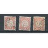 Ned. Indie  P23, P25, P34  Port 1913   VFU/gebr  CV 95 €