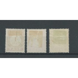Ned. Indie  P23, P25, P34  Port 1913   VFU/gebr  CV 95 €