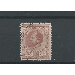Suriname 11C Willem III  VFU/gebr  CV 50 €