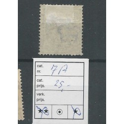 IJsland  7A  Cijfer met Kroon 6 Aur  VFU/gebr  CV 25 €