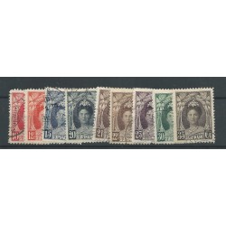 Suriname 118-126  Wilhlemina  VFU/gebr  CV 45  €