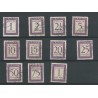 Suriname  P47-57 Port 1956 VFU/gebr  CV 12 €