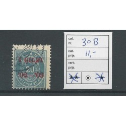 IJsland  30B Cijfer met Gildi opdruk  VFU/gebr  CV 11 €