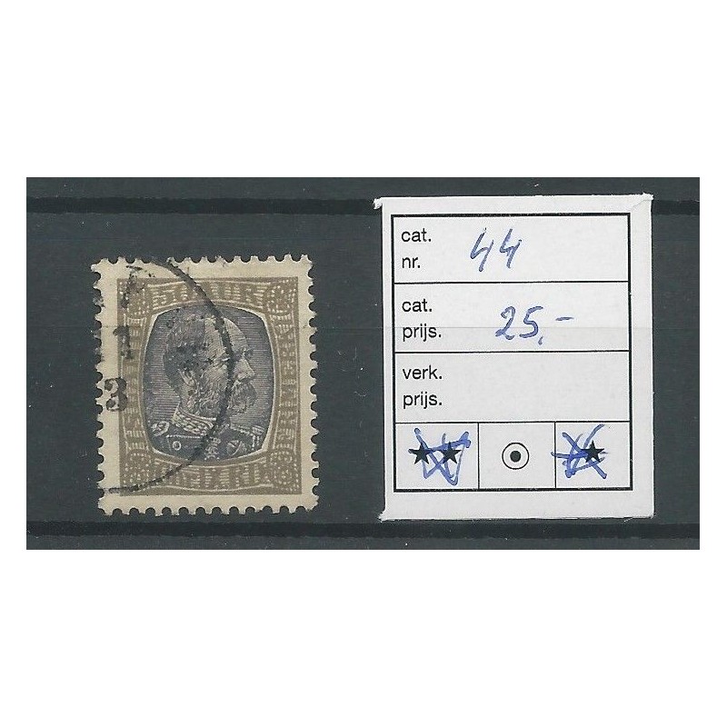 IJsland 44 Koing Christian IX VFU/gebr CV 25 € IJsland 44 Koing Christian IX VFU/gebr CV 25 €