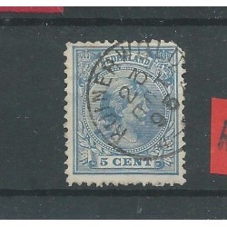 Nederland 35 met " RUINERWOLD 1895"  VFU/gebr  CV 22,5 €