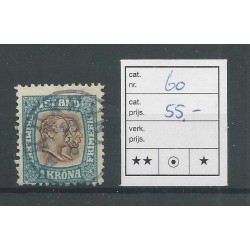 IJsland 60 Koning Christian & Frederik VFU/gebr  CV 55 €