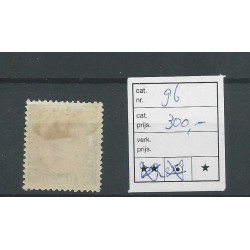 IJsland 96 Koning Christian  MH/ongebr CV 100 €