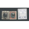 IJsland 112-113  opdruk in zwart  VFU/gebr CV 75 €