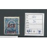 IJsland 121   opdruk in rood  VFU/gebr CV 30 €