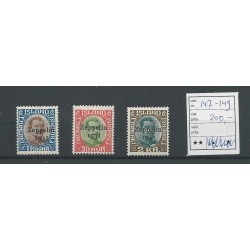 IJsland 147-149 Airmail GRAF ZEPPELIN  MNH/postfris CV 200 €