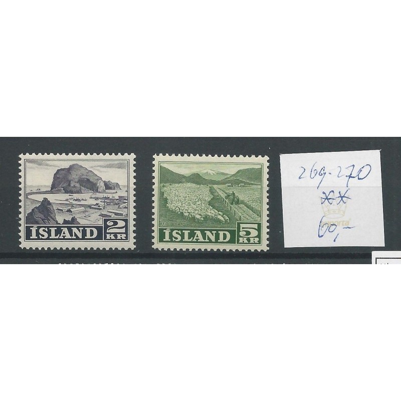 IJsland 269-270 Fischerei und Landwirtschaft MNH/postfris CV 60 € IJsland 269-270 Fischerei und Landwirtschaft MNH/postfris CV 60 €