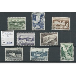 IJsland 303-310 Wassefalle Electricitätswerke MNH/postfris  CV 60 €