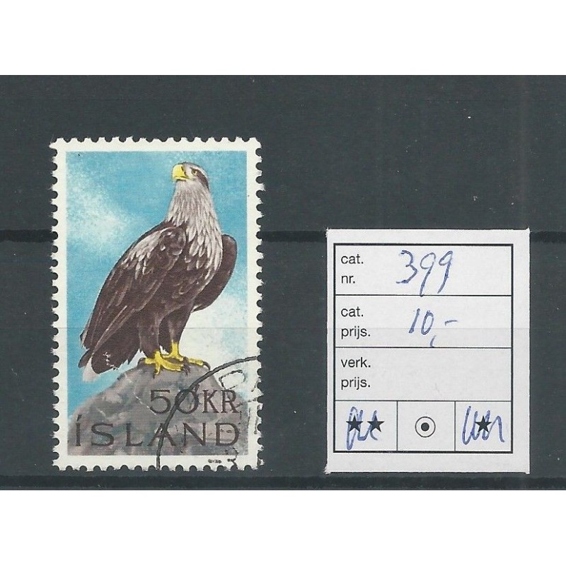 IJsland 399 Einheimische fauna VFU/gebr CV 10 € IJsland 399 Einheimische fauna VFU/gebr CV 10 €