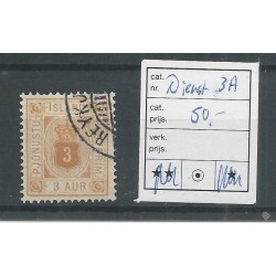IJsland  Dienst 3A  VFU/gebr  CV 50 €