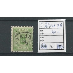IJsland  Dienst 7A  VFU/gebr  CV 40 €