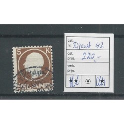 IJsland  Dienst 42  VFU/gebr   CV 220 €