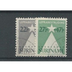 Suriname  LP29-30 Lepra luchtpost VFU/gebr  CV 8 €