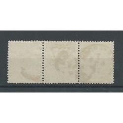 Nederland 18 in STRIP van 3  VFU/gebr  CV 300++ €