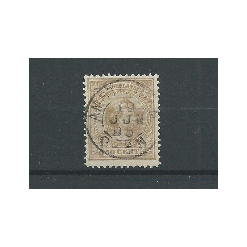 Nederland 43 met "AMSTERDAM 1895" VFU/gebr CV 25+ € Nederland 43 met "AMSTERDAM 1895" VFU/gebr CV 25+ €