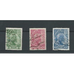 Liechtenstein 1x- 3x   Fürst Johan 5-25 Heller   VFU/gebr CV 90 €