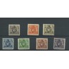 Liechtenstein 46B-52B  Wappen-set MH/ongebr  CV 300 €
