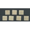 Liechtenstein 46B-52B  Wappen-set MH/ongebr  CV 300 €