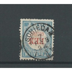 Nederland P12D-III  SCHIEDAM 1894 kleinrond  VFU  CV 35+ €