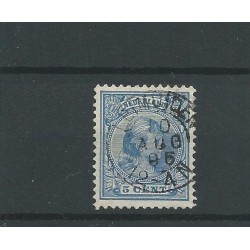 Nederland 35 met " LEIMUIDEN 1895"  VFU/gebr  CV 45 €